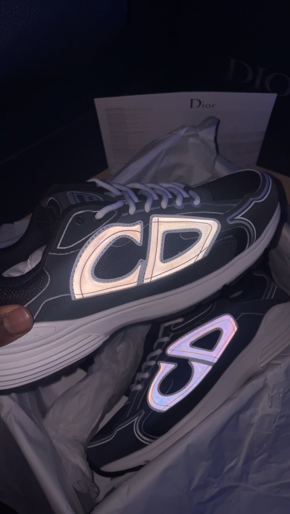 Dior b30 Black and white